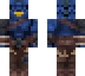 blue viking penguin