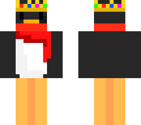 penguin with crown