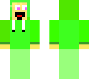 silly green kid