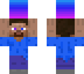 blue --> purple