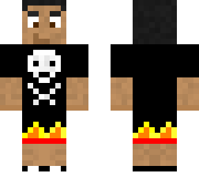 flame shorts dude