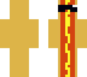 hot dog with sunglasses