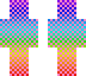 rainbow gradient checkers, but ??pink??