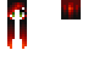 female hb - straight blackrock lava ombre