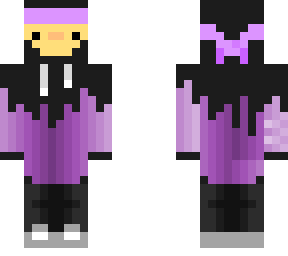 my main skin/ duck w/ purple faded sweater hood & bandana