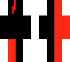 black and red