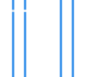 blue strip