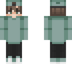 green boy with cap