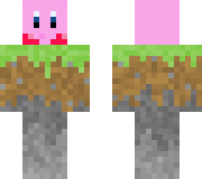 kirby on grass.
