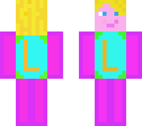 pink 'l' human