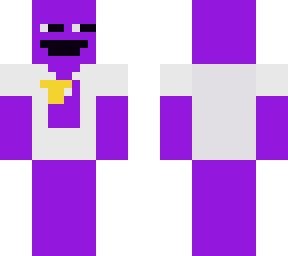 purple guy from fnaf wearing a bonnie shirt