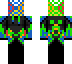 rubik's cube skin (actual 8 by 8 pattern)