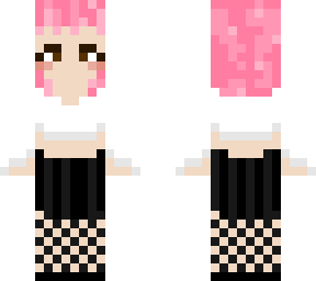 short pink hair girl