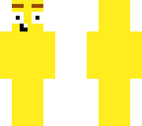 happy creepy yellow man