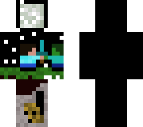 mini steve fighting zombie