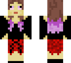 ombre purple hair girl