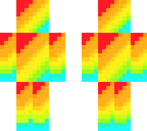 rainbow skin