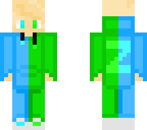 blonde guy with blue and green hoodie