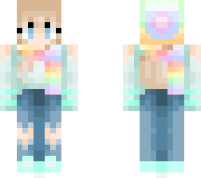 Colourful Snowflake | Minecraft Skin