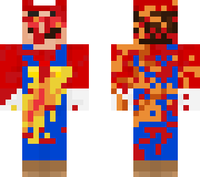 mario on fire re-creation