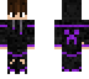 minecraft pruple boy