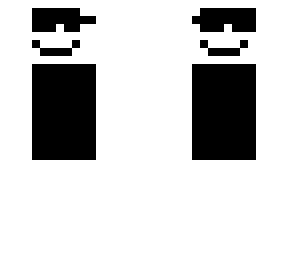 cool guy (black & white and 2 faces )