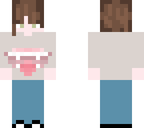 girl with shirt and mouth on shirt
