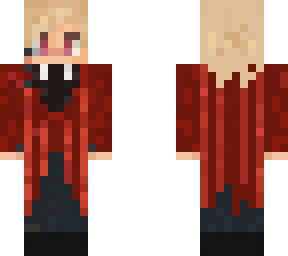 my normal skin in alastors coat from hazbin hotel