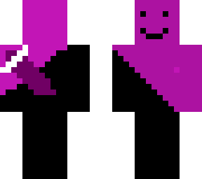 purple man and ender man