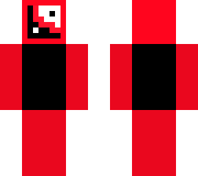 red & black & white man