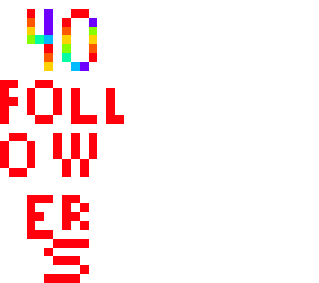 40 followers!