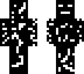 black white glitch