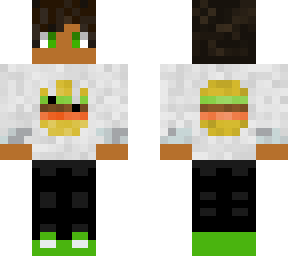 burger hoodie with strands fixed