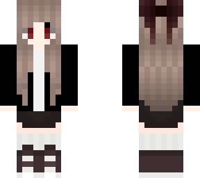 cute vampire girl  (black jacked)