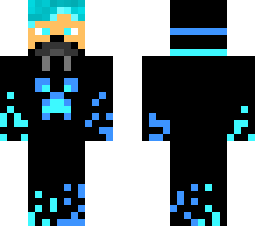 glitch creeper boy blue edition