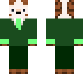 goat in green suit