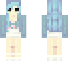 light blue hair girl 1 | schoolrp
