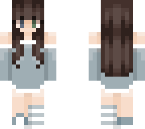 my oc with a blue sweater