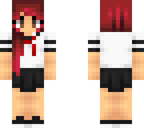 redhead uniform girl