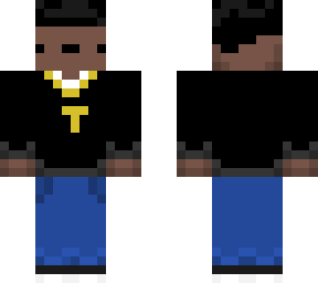 simple black skin