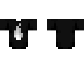tb - long black tshirt w/ white fire
