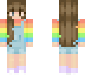 brunette overalls ~ pride