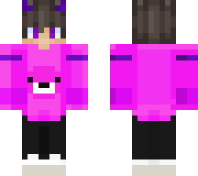 cute purple devil boy