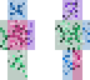 my oc (pink, blue, green, and purple)