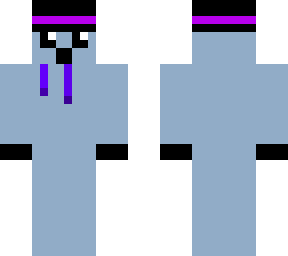 nomal purple man