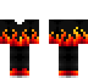 ob - black & flame sweater w/ black jeans
