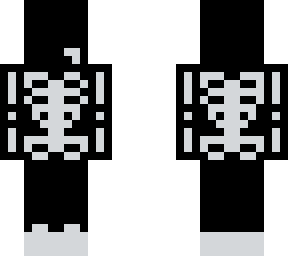 white skeleton dark