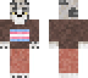 blue, white, and pink snow leopard