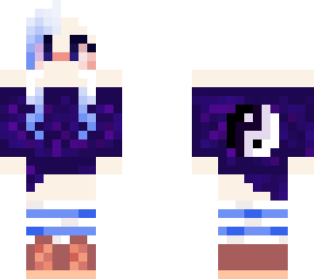 blue galaxy girl