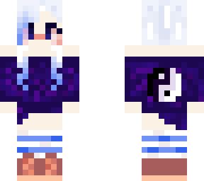 blue galaxy girl